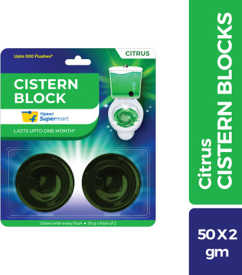 Flipkart Supermart Cistern Citrus Block Toilet Cleaner(2 x 50 g)
