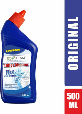 EcoGleam Disinfectant Toilet Cleaner Liquid | 10X Tough Stain & Yellowish Remover Regular Liquid Toilet Cleaner(500 ml)