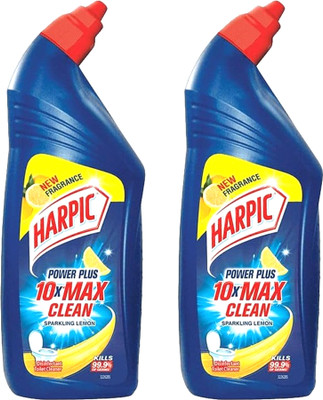 Harpic Lemon Toilet Cleaner Liquid Lemon Liquid Toilet Cleaner(2 x 1000 ml)