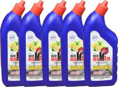 Hammer Toilet Cleaner Liquid Toilet Cleaner(5 x 1000 ml)