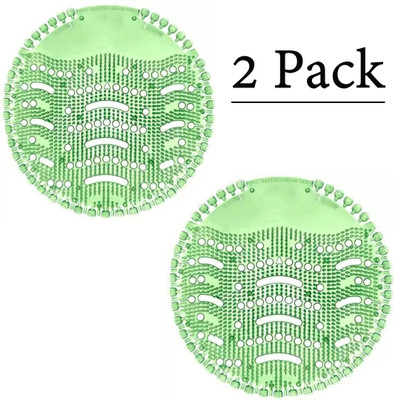 HOPZ Urinal Screen & Toilet Mat_Toilet Block_Green Velvet Flowers Mat Toilet Cleaner(2 x 1 Wipes)