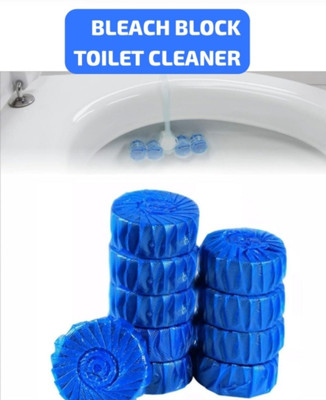SnowShell Automatic toilet bowl cleaners with a fresh scent to deodorize and descal Zx190 Original Rim Block(10 x 1 Wipes)