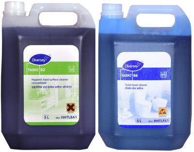 Diversey Taski R2&R6 Liquid Toilet Cleaner(2 x 5000 ml)
