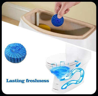 OMjewelry A-4 - Toilet Cleaning Tablet - Pack of - 10 Original Powder Toilet Cleaner(10 g)