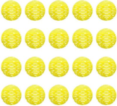 qthinfra Hygiene Urinal Screen Mat Regular FRAGRANCES for 30 Days (Yellow, Lemon) - 20 Pcs Set Lemon Mat Toilet Cleaner(20 x 1 Wipes)