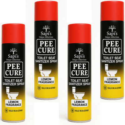 SAPI'S Toilet-Sanitizer Lemon Spray Toilet Cleaner(4 x 100 ml)