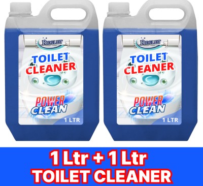 REGLET White & Shine Bleach power Liquid Toilet Cleaner(2 x 1 L)