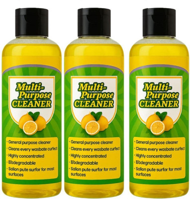GoReady Lemon Scented Multifunctional Cleaner Heavy Duty & Concentrated Surface Cleaner/(300 ml)