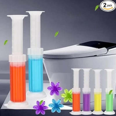 Shreeyogi Toilet Freshener injection Gel Toilet Cleaning Fragance for Bathroom Toilet Floral Gel Toilet Cleaner(2 x 1 ml)