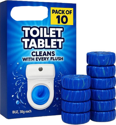 DHARMINSON Automatic Flush Toilet Bowl Cleaner Tablets Bathroom Toilet Tank Regular Block Toilet Cleaner(10 ml)