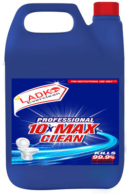 Ladko Fresh Advanced Disinfectant Toilet Cleaner Extra With 3x Power formula Liquid Toilet Cleaner Garden Bloom Liquid Toilet Cleaner(5000 ml)