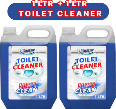 REGLET Disinfectant Toilet Cleaner Liquid Refill Pack Original Regular Liquid Toilet Cleaner(2 x 1 L)