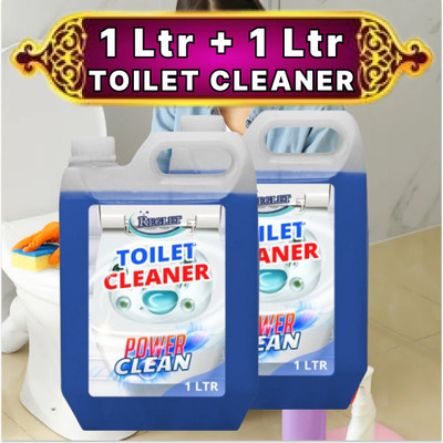 REGLET FAST CLEANING SOLUTION AND GOOD FRAGNANCE. Lavender Liquid Toilet Cleaner(2 x 1 L)