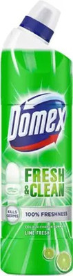Domex Fresh and Clean Lemon Liquid Toilet Cleaner 1 L Lemon Liquid Toilet Cleaner(1 L)