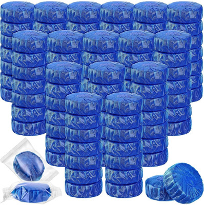 QCEN Automatic Flush Toilet Bowl Cleaner Tablets Powerful Cleaning Ball Deep Clean Mint Powder Toilet Cleaner(10 x 3.6 g)