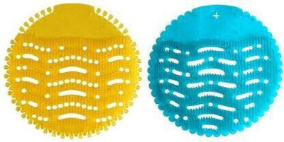 AMIGOS STORE Lemon and Aquamarine urinal screen Lemon Mat Toilet Cleaner(20 x 1 Wipes)