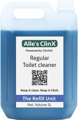 Alle's ClinX Alle’s ClinX Regular Toilet Cleaner – 5L Liquid Toilet Cleaner(5000 ml)