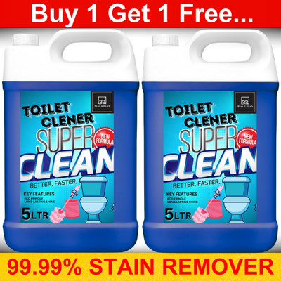 BLISS & BLUSH Toilet Cleaner Liquid Anti Bacterial Formulas 10L.. Lavender Liquid Toilet Cleaner(2 x 5 L)