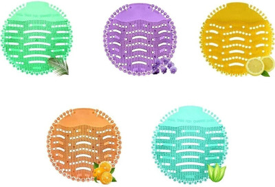 Airmate Urinal Hygiene Products, URINAL SCREEN MAT 5 PCS Toilet Cleaner Lemon Mat Toilet Cleaner(5 x 30 g)
