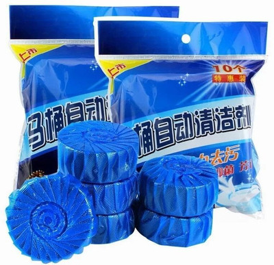 Shreesanmati Flush Toilet Bowl Cleaner Tablets, Bathroom Toilet Tank Cleaner Regular Block Toilet Cleaner(10 ml)
