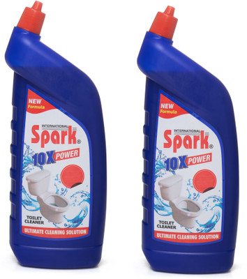 Spark International Toilet Cleaner Liquid | Suitable for Toilet Bowls Regular Gel Toilet Cleaner(2 x 1000 ml)