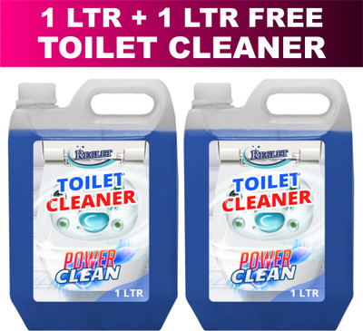 REGLET MULTI-EFFECTIVE TOILET CLEANER LIQUID Jasmine Liquid Toilet Cleaner(2 x 1 L)