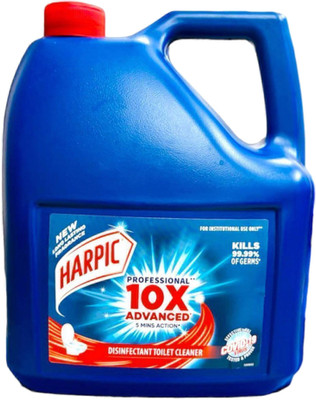 Harpic Disinfectant Toilet Cleaner Liquid, (Pack of 1) | Toilet Cleaner Original - 5 L Ocean Liquid Toilet Cleaner(5 L)