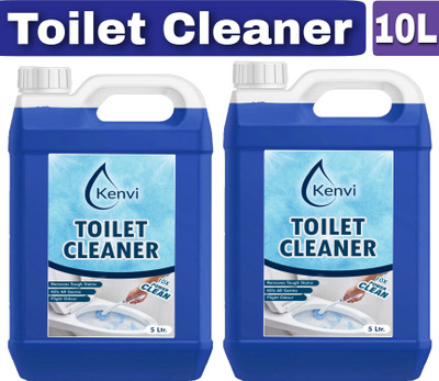KENVI Toilet cleaner liquid 10 Liter combo Original Liquid Toilet Cleaner(2 x 5 L) deal from flipkart