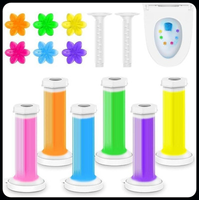 HenzaStar A-Toilet freshener and cleaner Flower Get Remove Bad Small Lavender Foam Toilet Cleaner(45 ml)