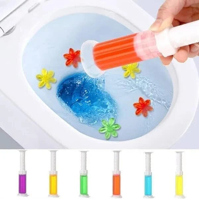 valsheri Toilet Freshener and Cleaner Flower Gel remove bad smell Toilet Cleaning Gel Gel Toilet Cleaner(60 ml)