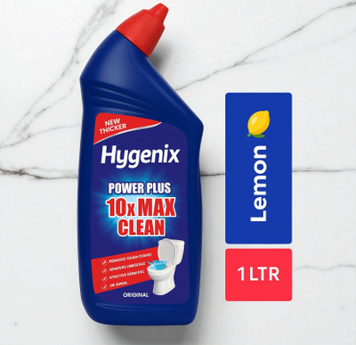 HYGENIX Multipurpose Toilet Cleaning Solution 1L Lemon Gel Toilet Cleaner(1000 ml)