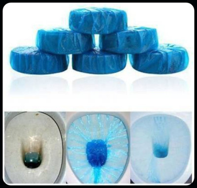 DESAI SALES A-Toilet Cleaning Tablet Original Powder Toilet Cleaner(10 x 1 g)