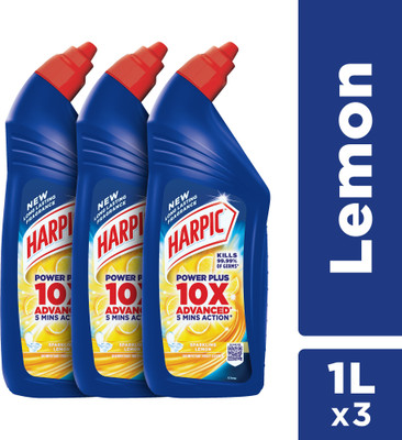 Harpic Power Plus 1 Original Liquid Toilet Cleaner(3 x 1 L)