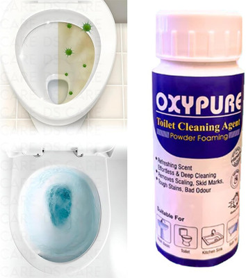 KRIVA Toilet Active Oxygen Agent,Remove Stubborn Dirt From bowl Regular Powder(PACK 1) Regular Powder Toilet Cleaner(250 g)
