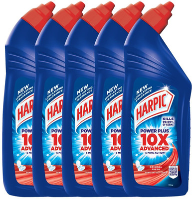 Harpic Power Plus Original Liquid Toilet Cleaner(5 x 1 L)