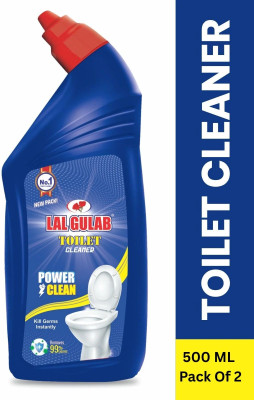 lalgulab Toilet Cleaner 2x0.5L, For Everyday Use Original Liquid Toilet Cleaner(2 x 0.5 L)