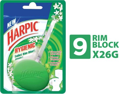 Harpic Hygienic Jasmine Rim Block(9 x 26 g)