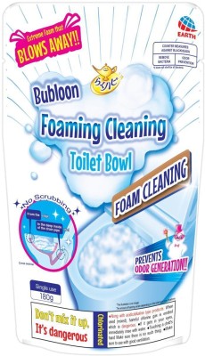 Earth Made in Japan, No Scrub Foaming Toilet Bowl Cleaner Powder Toilet Cleaner(180 g)