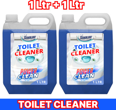 REGLET Cleaner Agent Foam Cleaner Stubborn Dirt from The Toilet Bowl Liquid Toilet Cleaner(2 x 1 L)