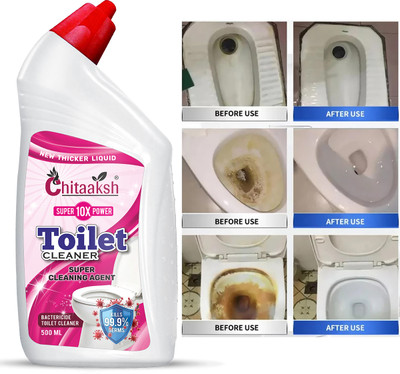 MDJ Toilet Cleaner – 10X Power with Germ Kill Formula (500 ml) Ocean Liquid Toilet Cleaner(500 ml)