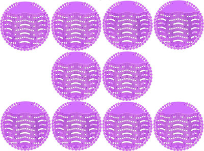 Karmarch Urinal Screen Mats with Fragrance, Anti Splash Urinal Mat Set Of 10 Mat Toilet Cleaner(10 x 1 Wipes)