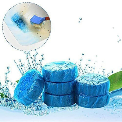 SELIFYMART Toilet Cleaning Tablet - Pack of - 10 Original Powder Toilet Cleaner (10 x 1 g) Lemon Foam Toilet Cleaner(10 x 1 g)