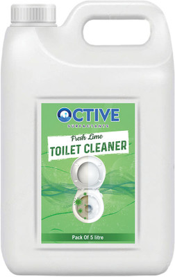 OCTIVE Fresh Lime Toilet Cleaner with 5X More Power | Concentrated | 5 Litre Lemon Liquid Toilet Cleaner(5 L)