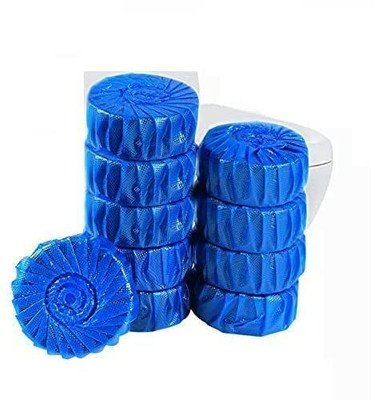 Glenston Toilet Deodorizer Bathroom Cleaner Tablet Ocean Block Toilet Cleaner Block Ocean Block Toilet Cleaner(10 x 1 Wipes)