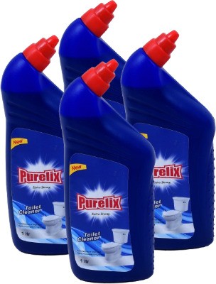 Purelix Extra Strong Original Liquid Toilet Cleaner(4 x 1 L)