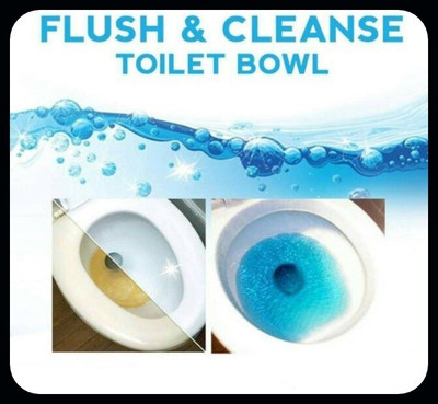 SUNHET A-2 - Toilet Cleaning Tablet - Pack of - 10 Original Powder Toilet Cleaner(10 x 1 g)