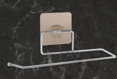 THE ORGANISER Stainless Steel Toilet Paper Roll/Towel Holder – Premium Bathroom Accessories Stainless Steel Toilet Paper Holder