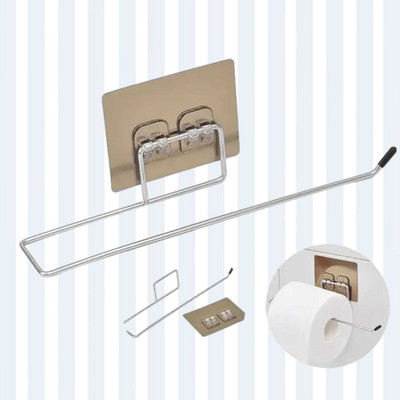 Jantrex Kitchen Paper Holder Rack Roll Holder For Bathroom Towel Rack Z Stainless Steel Toilet Paper Holder