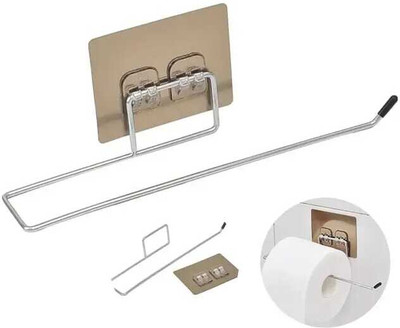 Jantrex Self Adhesive Toilet Paper Holder Tissue Paper Roll Towel Brushed Finish C Stainless Steel Toilet Paper Holder