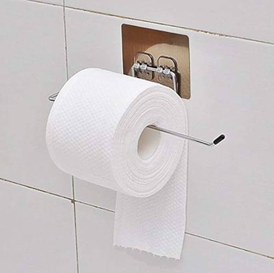 Urbanware Self Adhesive Wall Mount Sticker Towel Holder Kitchen Napkin Ring Toilet Paper Stainless Steel Toilet Paper Holder